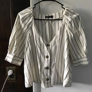 Zara Button Top